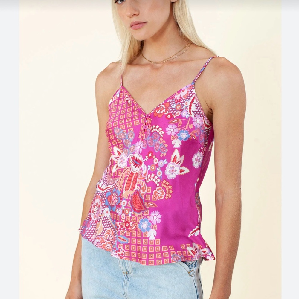 Hale Bob pink tank size med. new without tags.